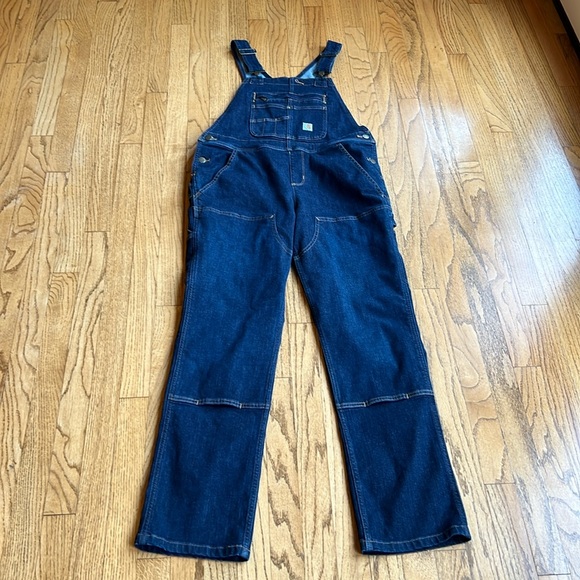 Carhartt Denim - Carhartt overalls women size 4/6 rugged flex denim double front bib overalls